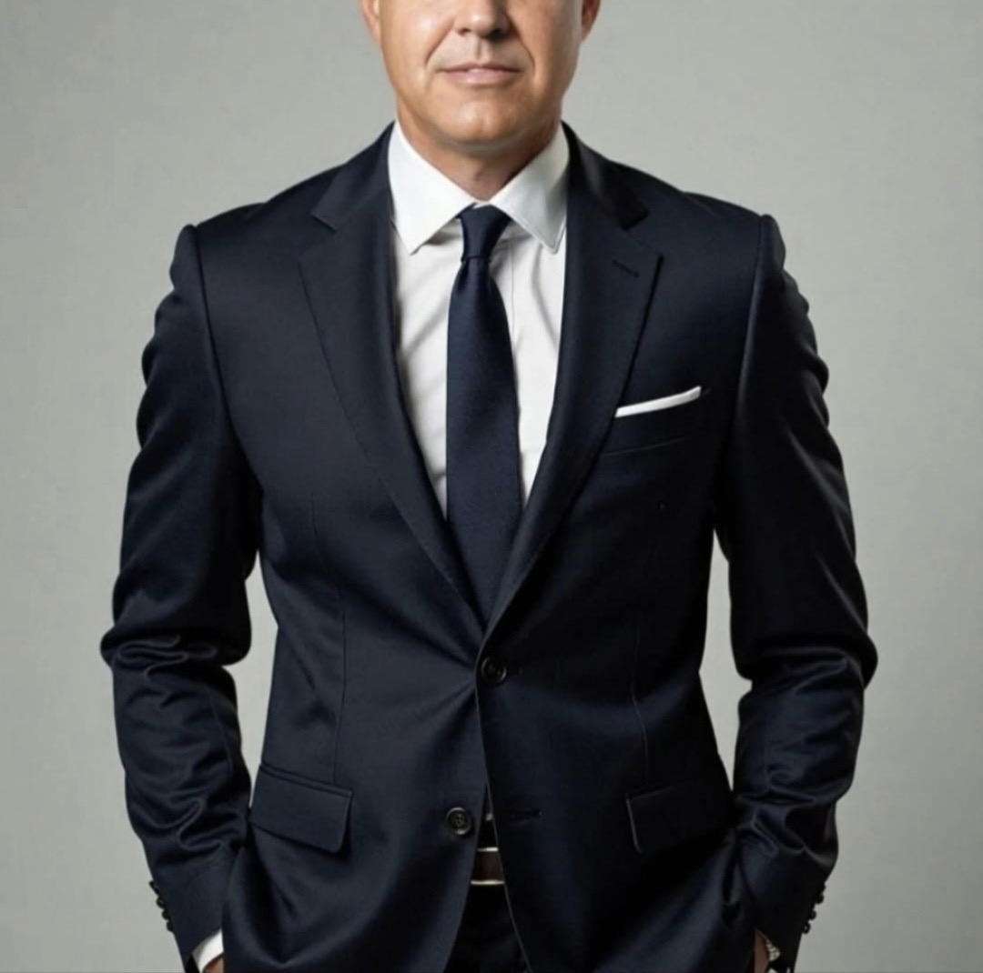 Alan Williams en habit / Alan Williams in a suit